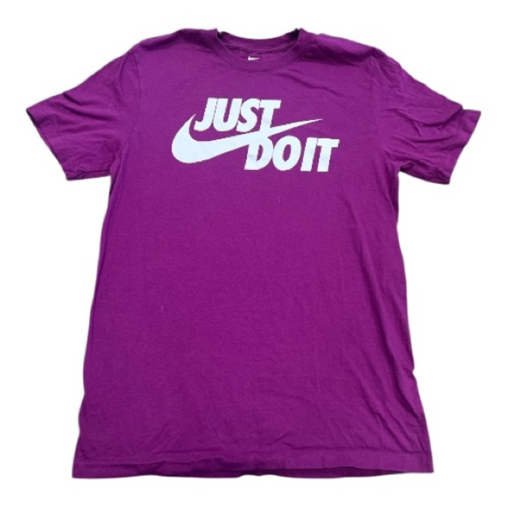 Nike The Nike Tee short sleeve purple with logo on front women’s size small NWOT